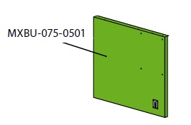 Ізоляція лівої сторони котла TXN150 - MXBU-075-0501-RAL6018